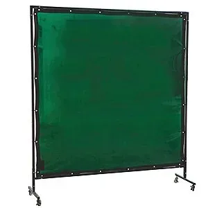 welding curtain screen green