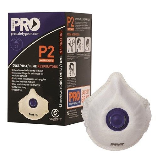 Dust Masks P2 with Valve