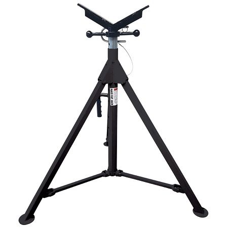 fat jack pipe stand v-head with double pin