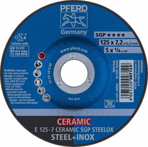 pferd ceramic grinding wheel